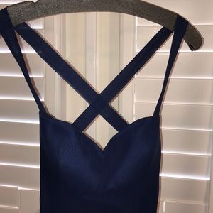 Navy gown